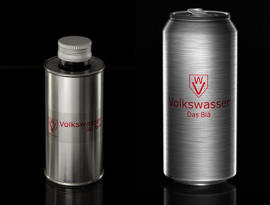 Návrh desighn produktů - parfém a pivo - Volkswasser