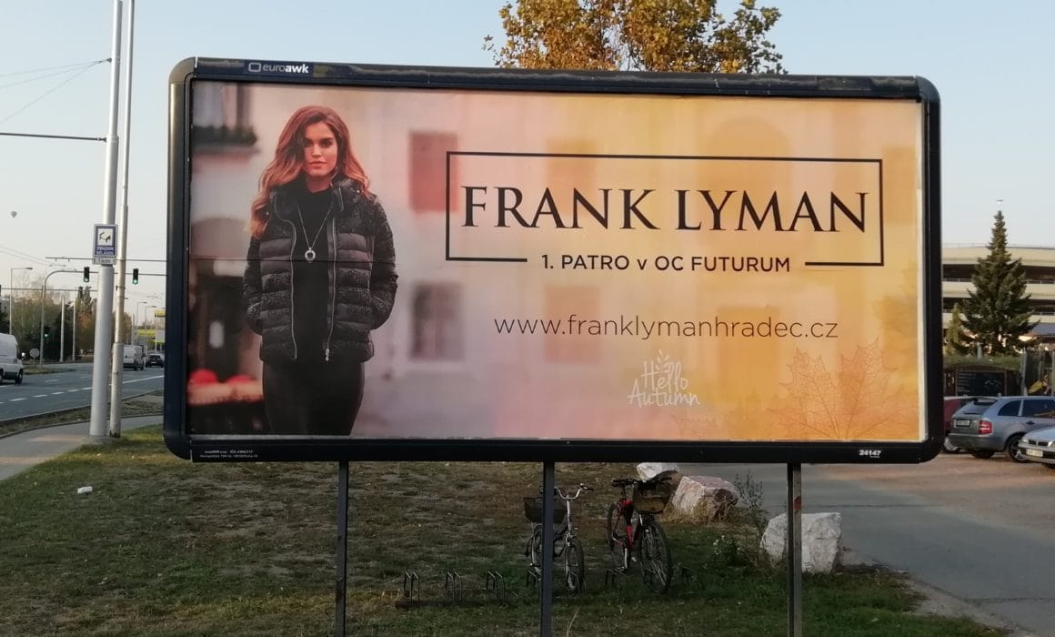 Frank Lyman - billboard - Hradec Králové