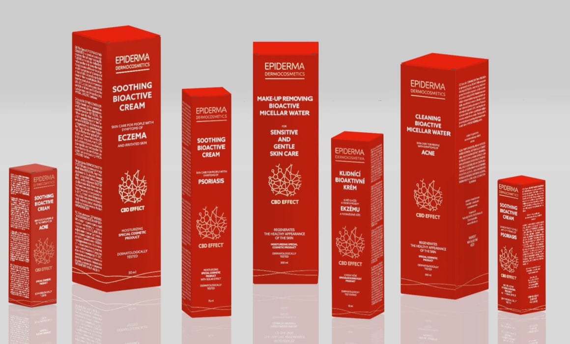 Epiderma - vizualizace a animace produktů