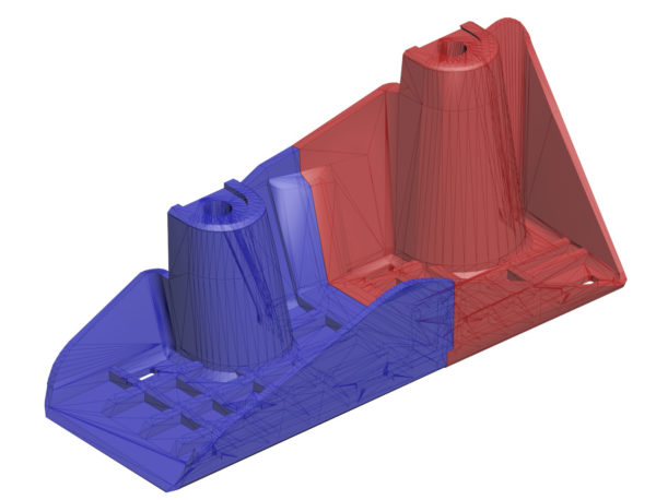 Jeep footrest base - 3D print - 3D model