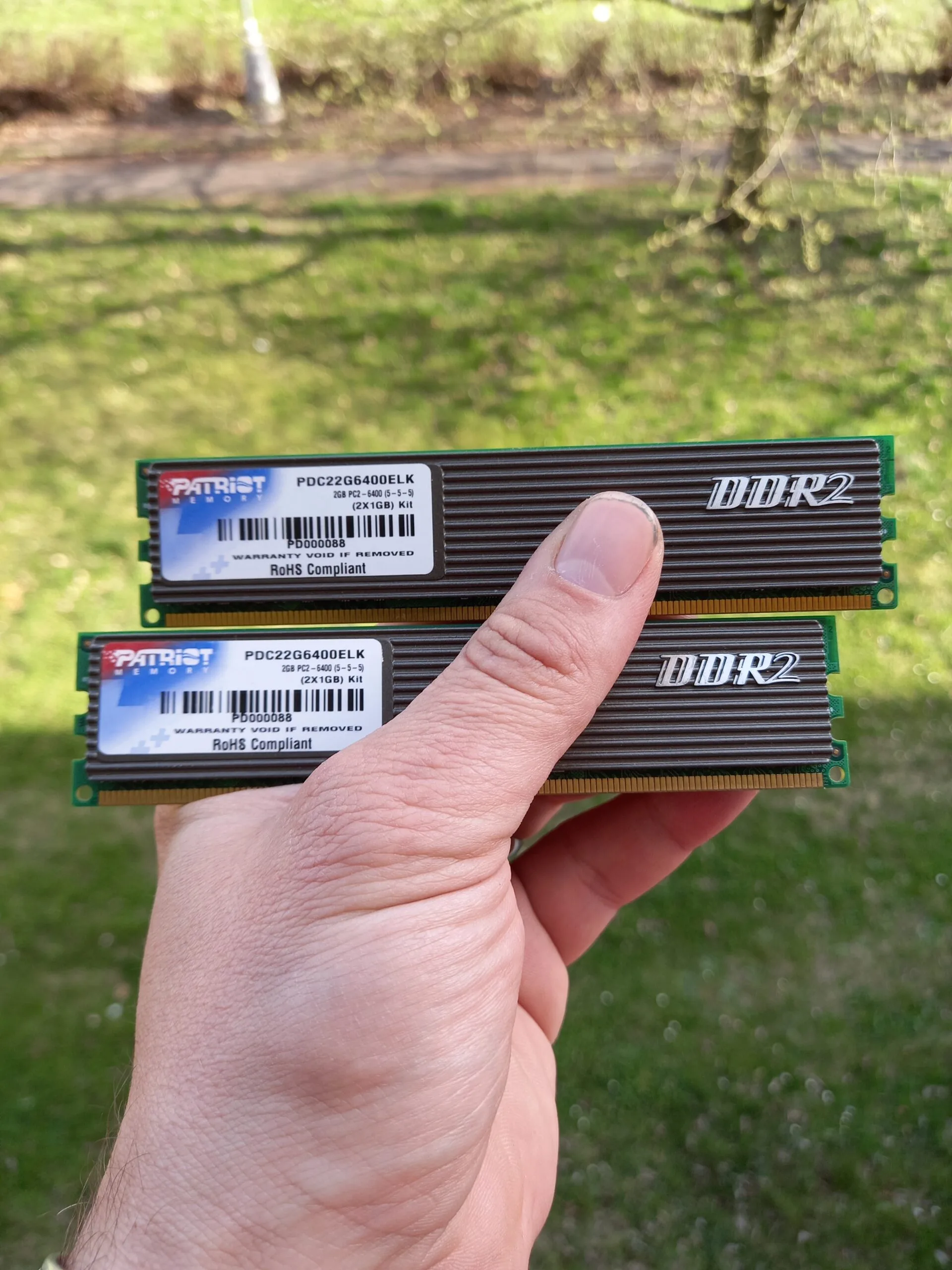 Patriot paměť DDR2 2GB PC2-6400 memory module 2 x 1 GB 800 MHz - Obrázek 2