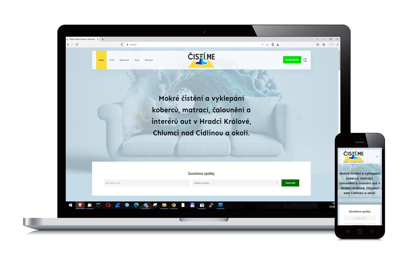 Čistí.me webdesign
