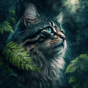 Cloud forest MJ cat