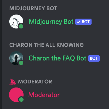 MJ_Interface_members Seznam členů Midjourney Discord