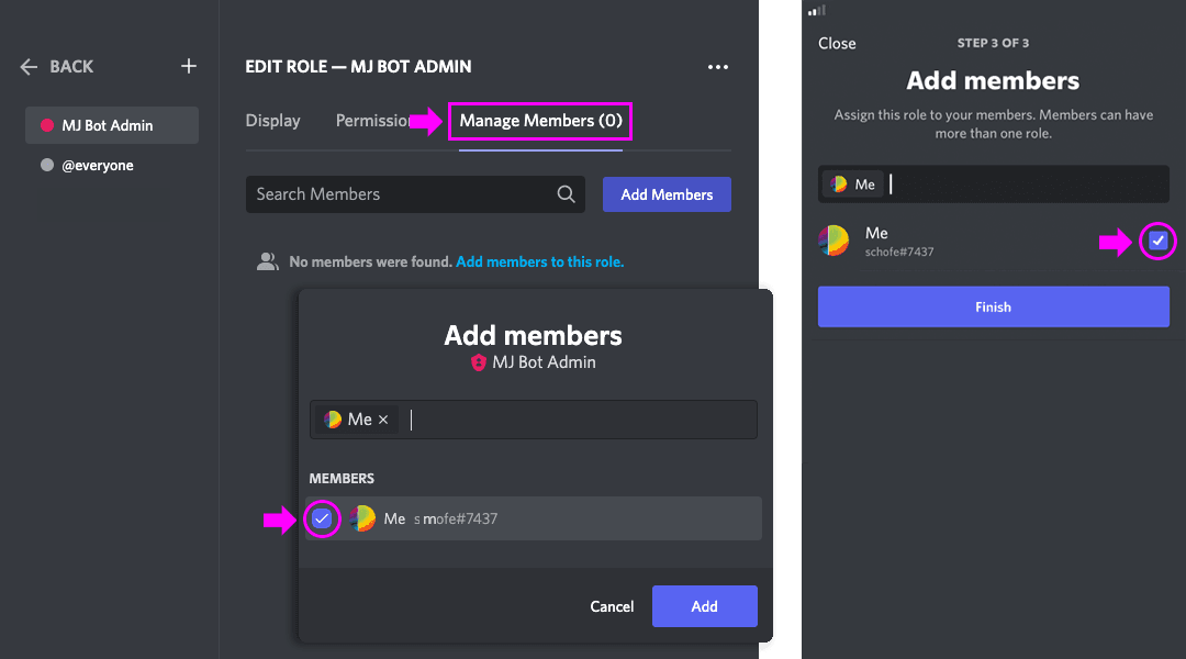 MJ_addMember jak přidat člena Midjourney Discord