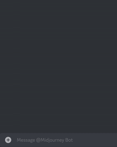 MJ_infoCommand Animovaný gif ukazující, jak používat příkaz Info - Midjourney
