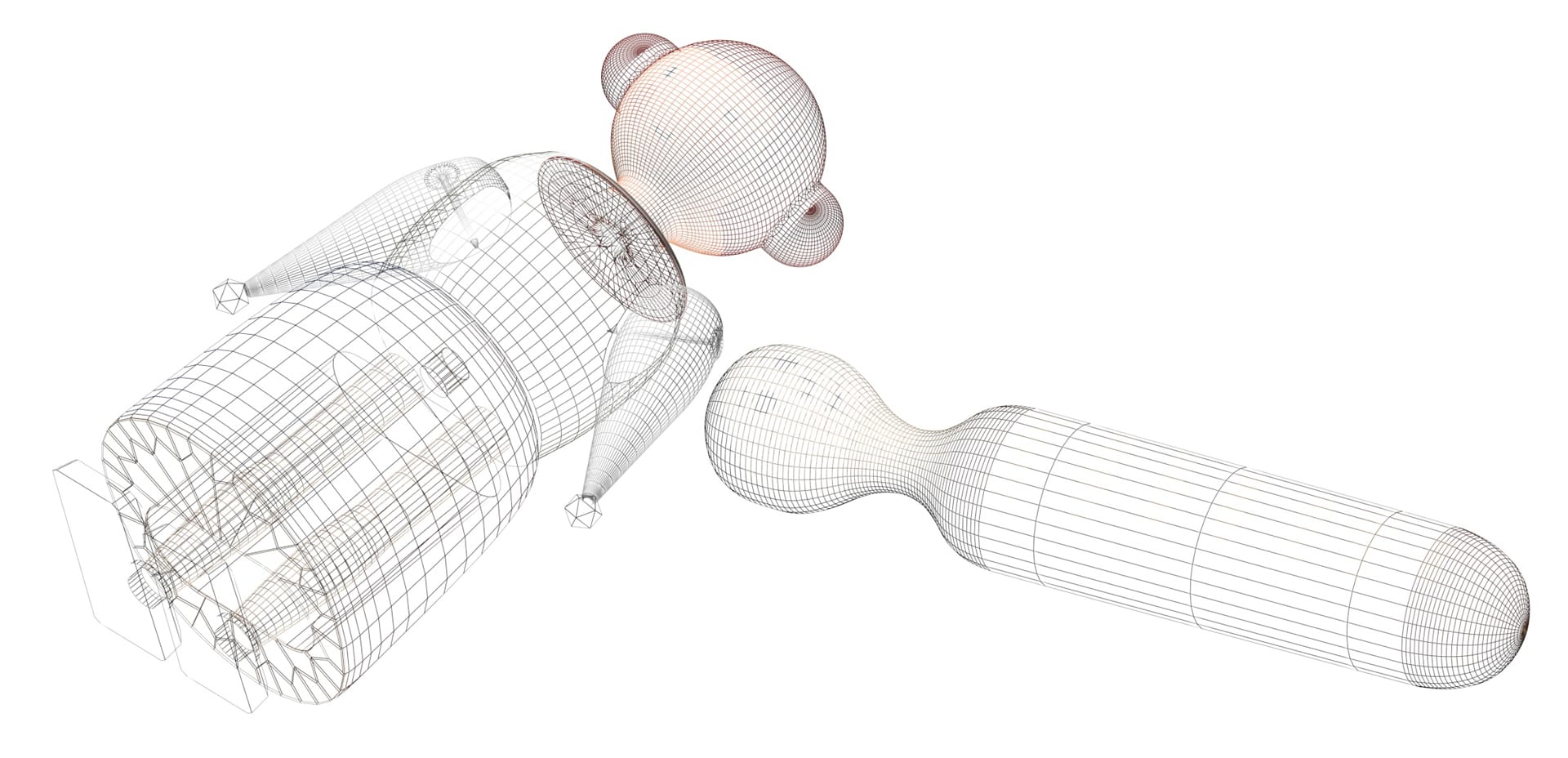 mankaHrackaNachodskoMusem_3Dvisualizace_wire_model_dratovy