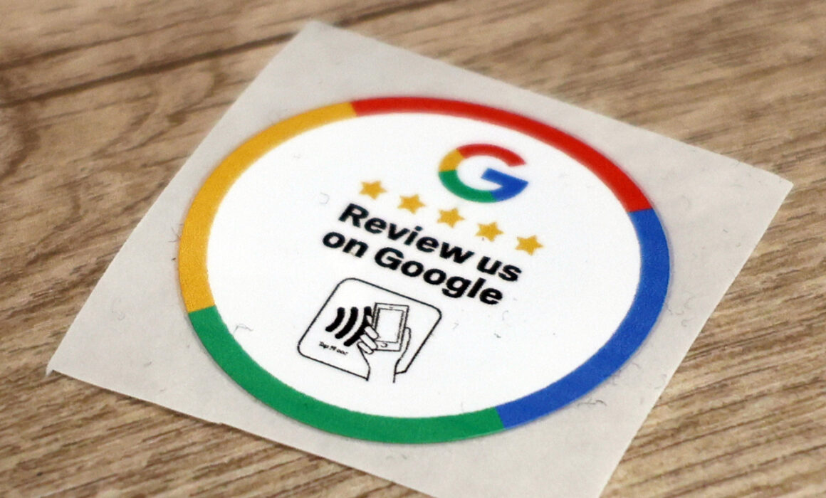 Samolepka NFC hodnocenka Google recenze