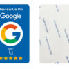 Google recenze NFC hodnocenka samolepicí modrá