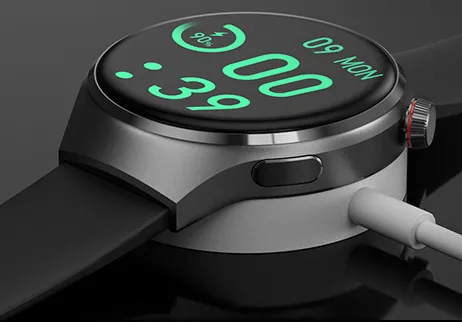 Chytré hodinky. Klon Huawei Watch 4 Pro - GT4. Magnetické nabíjení.