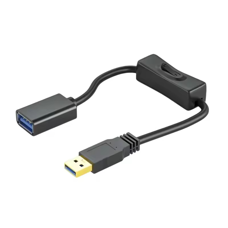 USB 3.0 Datový propojovací kabel s vypínačem