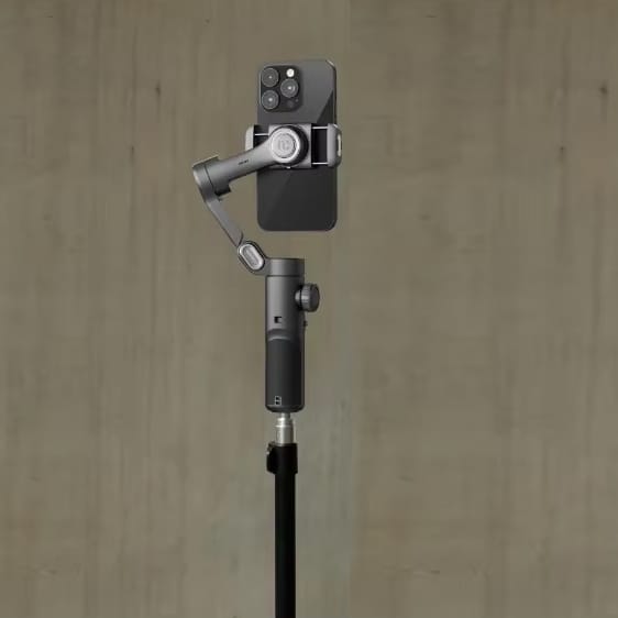 Skládací tříosý gimbal stabilizátor pro chytrý telefon
