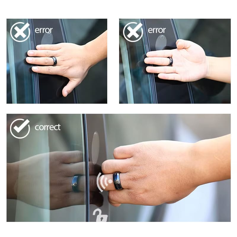 Tesla 3 Y - NFC prsten na otevíraní auta - jak otevírat