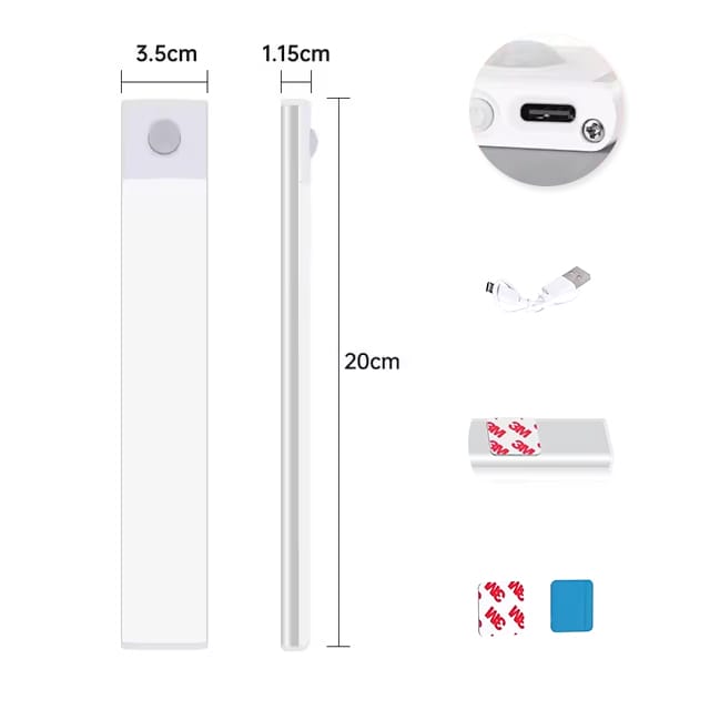 Magnetické LED osvětlení s pohybovým senzorem