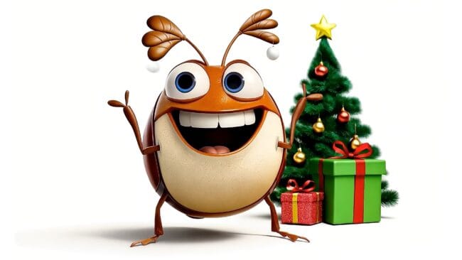 Chroust maskot obchodu d3arts.cz