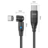 USB C magneticky kabel datovy 100 W a 5A s fast charge