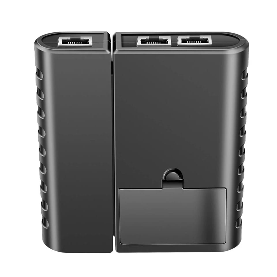 Levný tester síťových a telefonních kabelů RJ45 a RJ11.