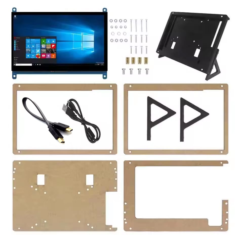 LCD dotykový display s kontorem HDMI a IPS technologií, úhlopříčka 7" pro Raspberry Pi