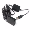 Dummy baterie pro Canon R8 - napájení z USB nebo Power banky pro baterie s označením LP-E17, ACK-E18, DR-E18