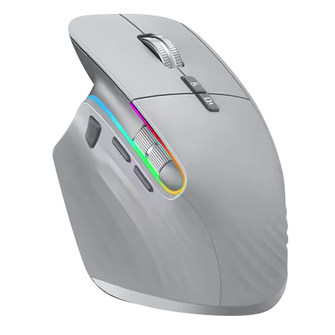 Kvalitní a levná ergonomická bezdrátová herní myš s LED osvětlením, 9 tlačítky, Bluetooth modem, recieverm - M10. Pro gaminig i běžnou práci