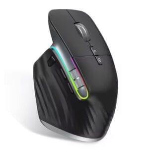 Kvalitní a levná ergonomická bezdrátová herní myš s LED osvětlením, 9 tlačítky, Bluetooth modem, recieverm - M10. Pro gamining i běžnou práci.