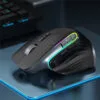 Kvalitní a levná ergonomická bezdrátová herní myš s LED osvětlením, 9 tlačítky, Bluetooth modem, recieverm - M10. Pro gamining i běžnou práci.