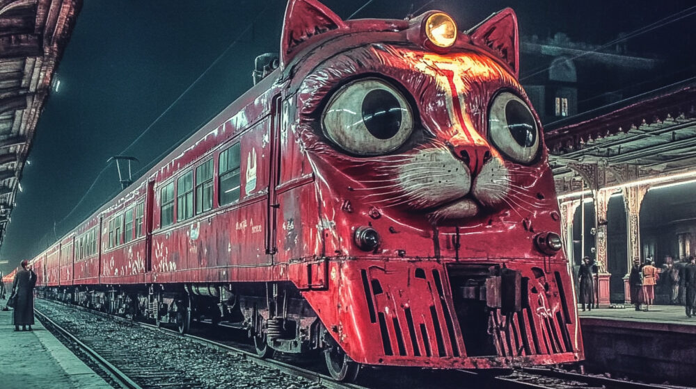 Secrets of Kandahar - Cosmic Dance - Wallpaper - Cat train