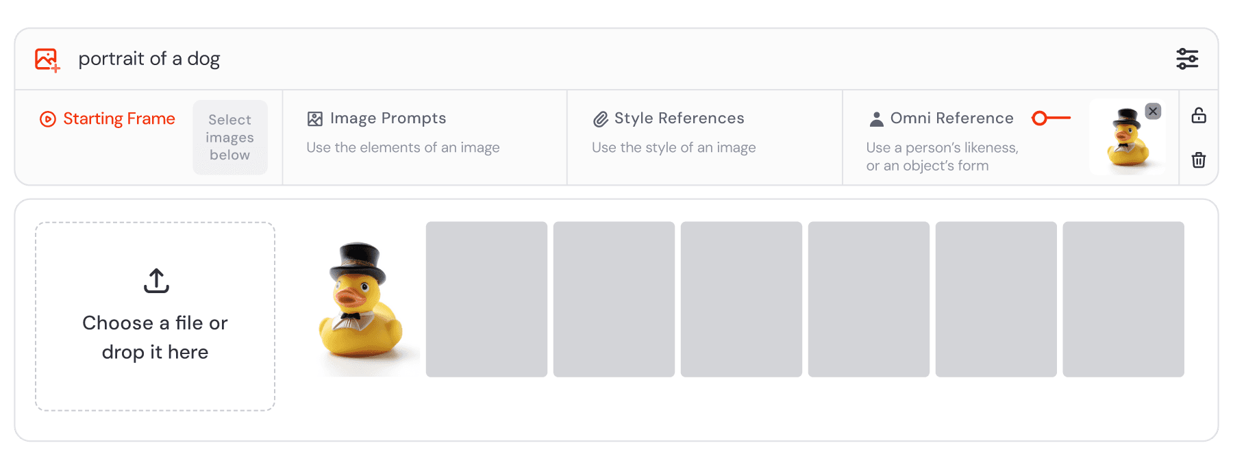 midjourney-web-ui-omni-reference-v7-2 Midjourney - Omni reference - Web
