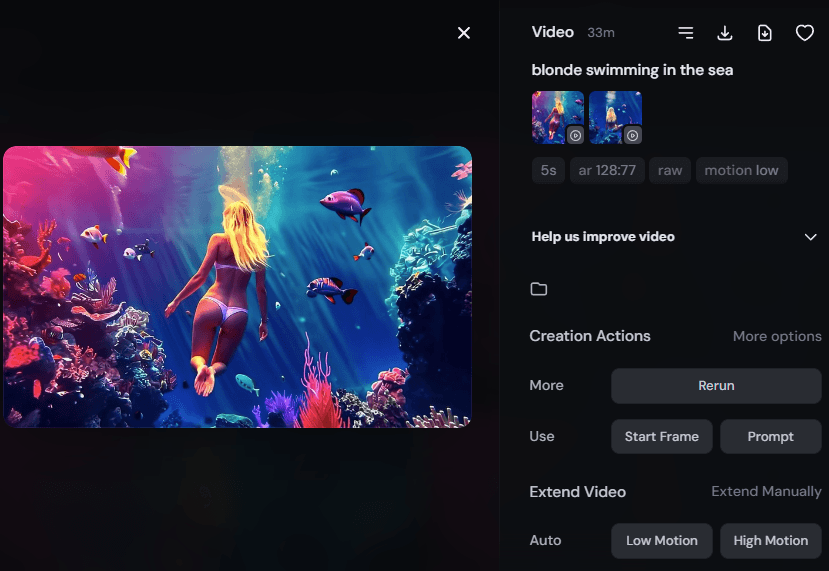 midjourney_start-end-frame-animation-extension