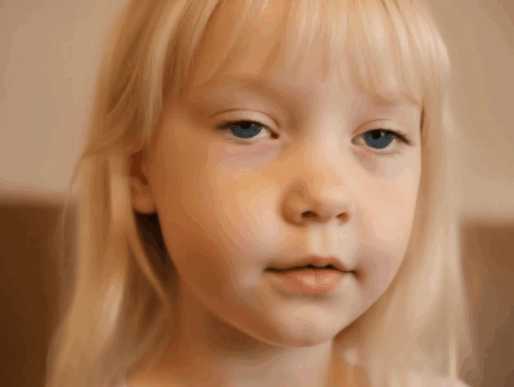 Make her as child