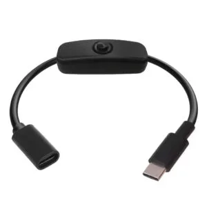 USB-C napájecí kabel s vypínačem