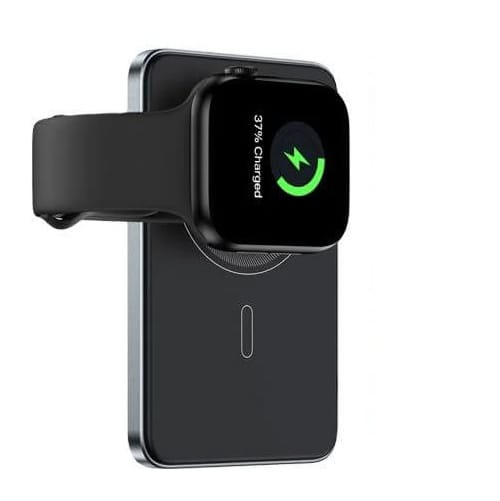 Magnetická bezdrátová přenosná powerbanka s LED displejem, ultratenká 7mm, MagSafe kompatibilní