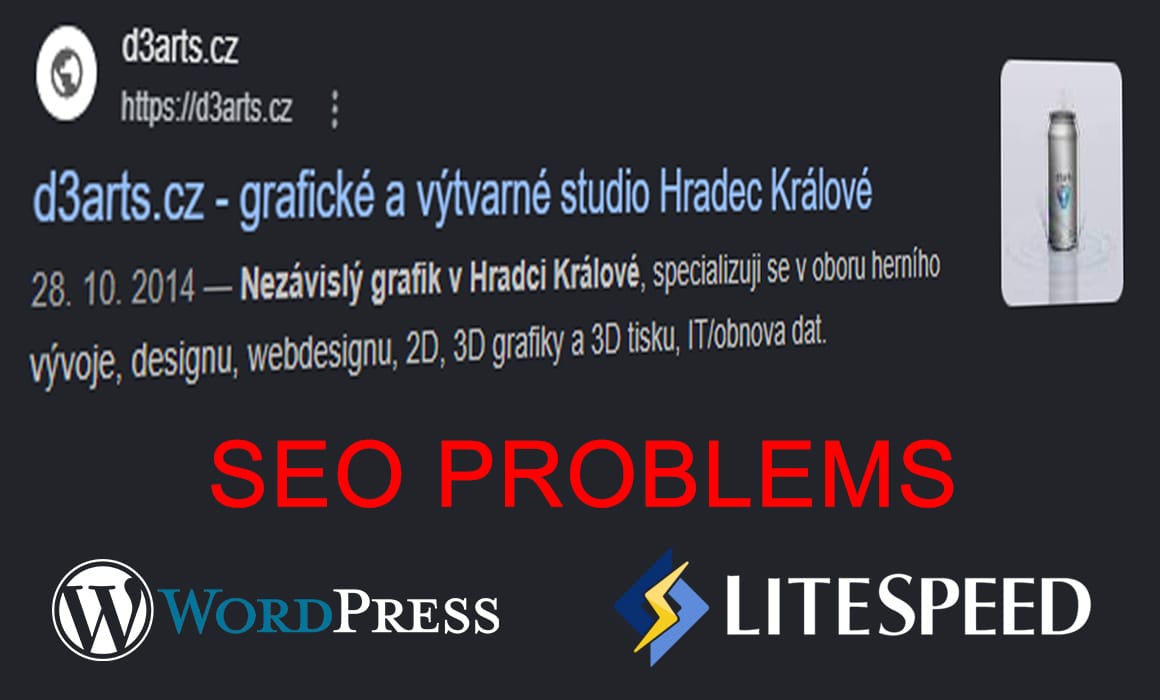 SEO problémy se sitemaps, favicon - Litespeed Server, Wordpress