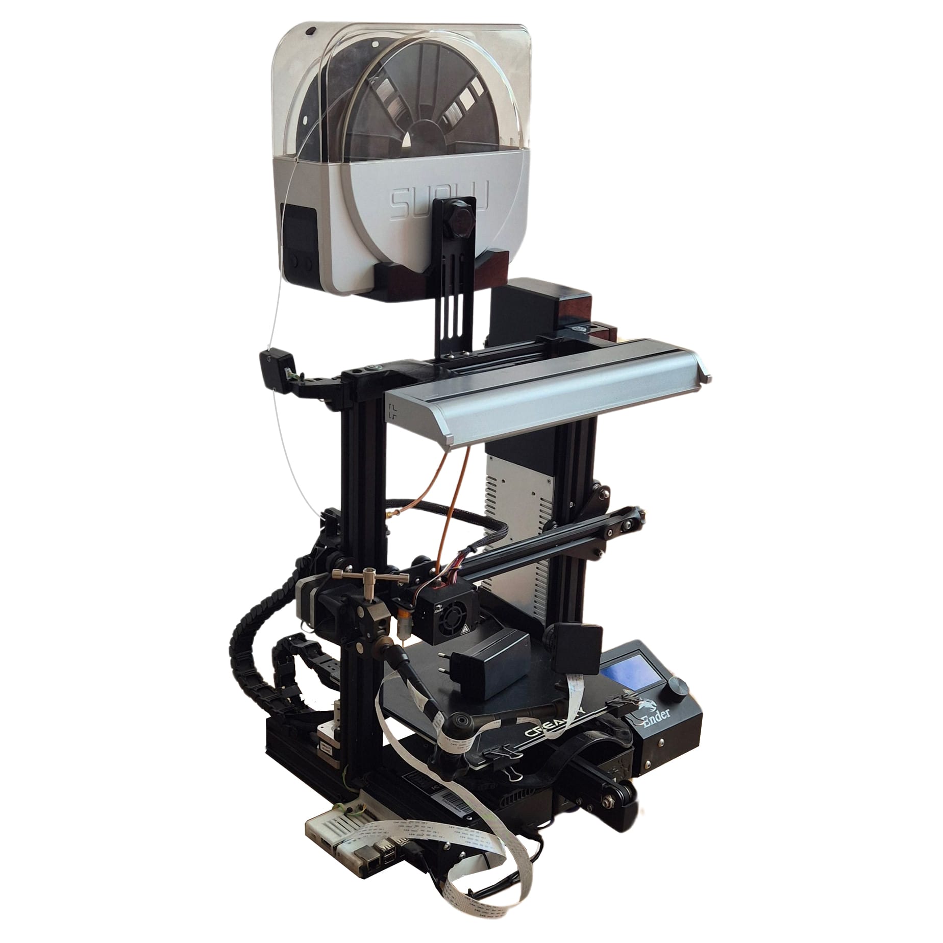 Ender3 modifikovaný s kamerou, OctoPrint, BL-Touch, Sušičkou filamentu