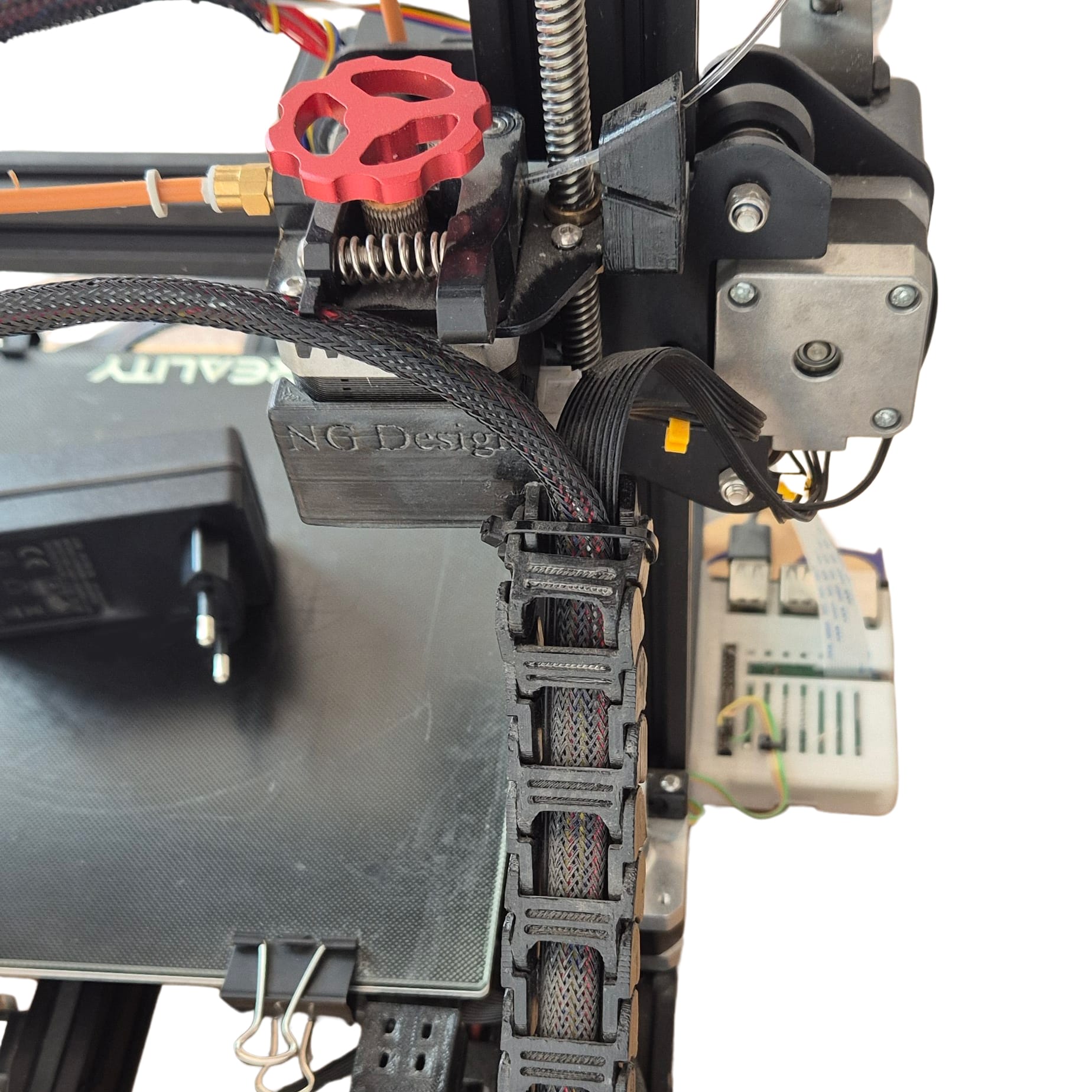 Ender3 modifikovaný s kamerou, OctoPrint, BL-Touch, Sušičkou filamentu