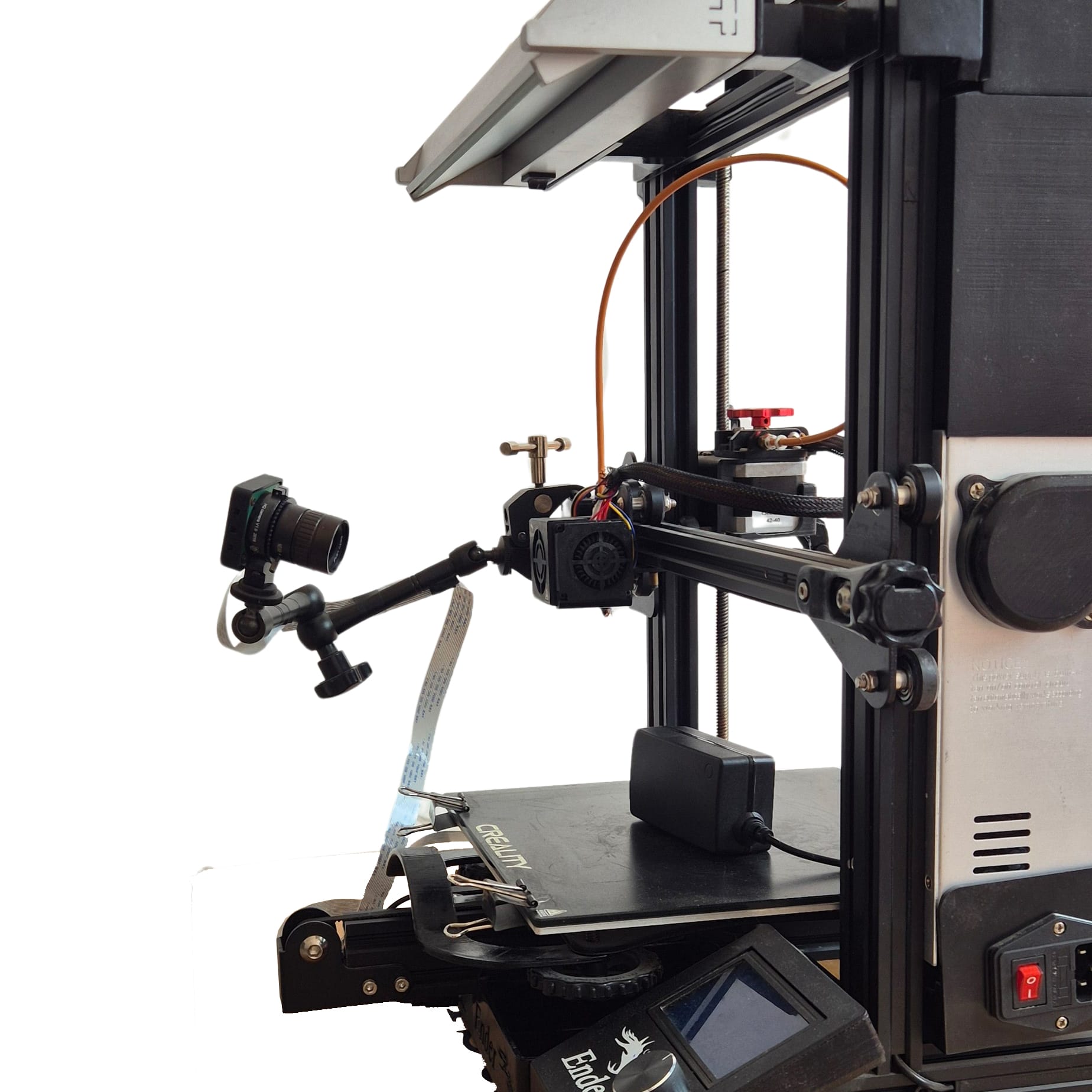Ender3 modifikovaný s kamerou, OctoPrint, BL-Touch, Sušičkou filamentu