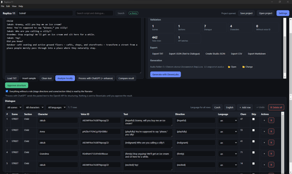 Replica 11 - screenshot