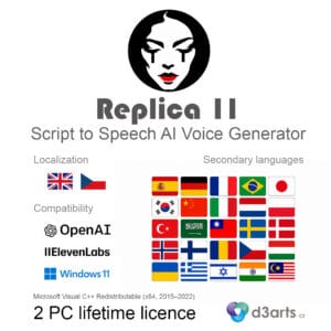 Replica 11 Script to Speech AI Voice Generator Tool - Script to Speech
