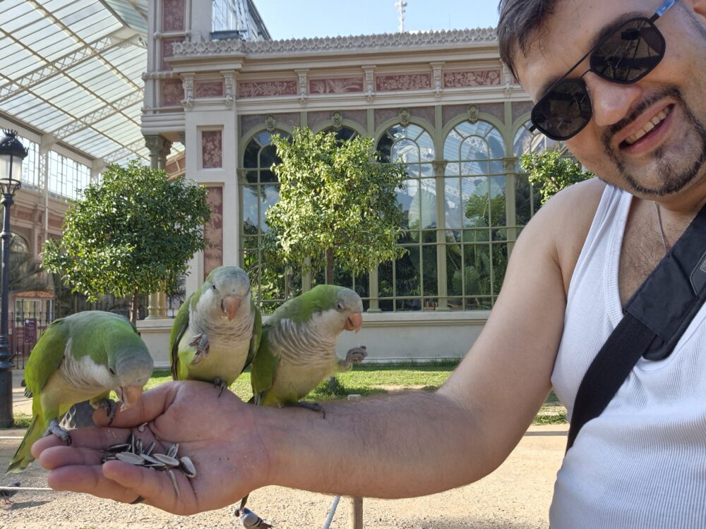 Petr Chroustovský, Mníšek šedý, Ciutadella Park, Barcelona