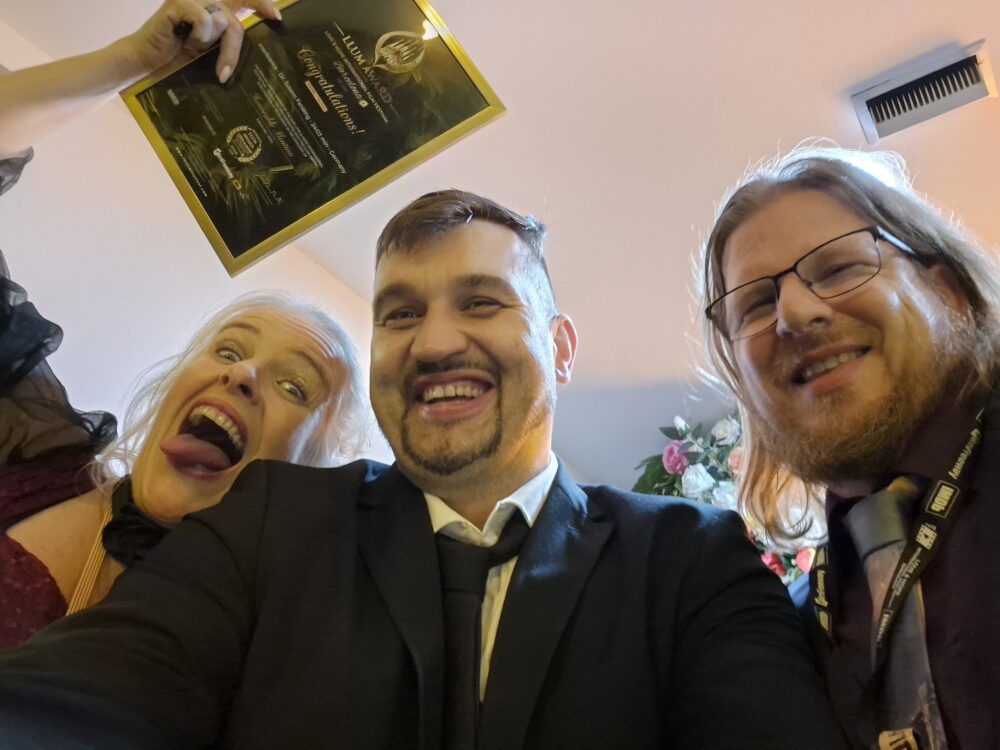 Sabrina Dietel, Petr Chroustovský a Stephan Shirazi na LHIFF 2026 Galavečeru