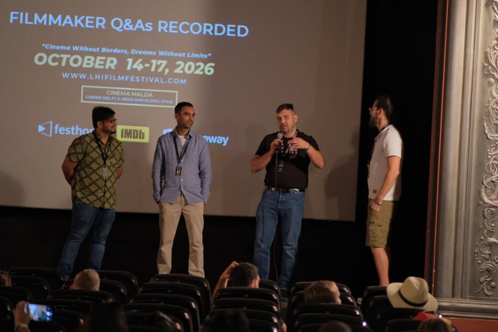Nishanth Ponnusamy, Rahul Kumar, Petr Chroustovský, Johny B Vance LHIFF 2026, Cinema Maldá, Barcelona