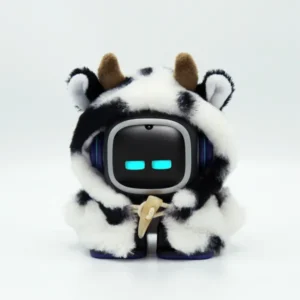EMO obleček Kráva – ukázka na robotovi EMO, robot není součástí balení